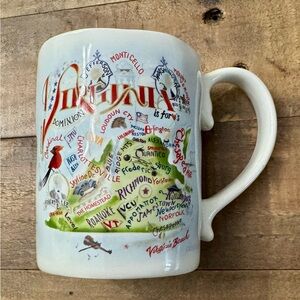 NEW Catstudio Geography Collection Virginia Mug